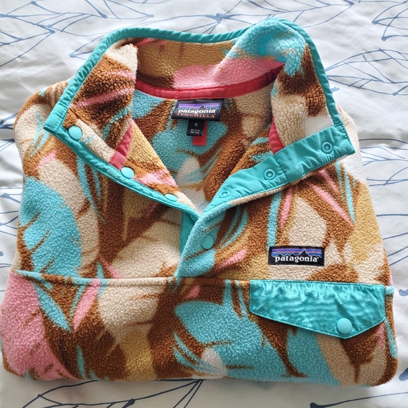 Patagonia Synchilla Snap T Fleece Feather Dance - Picture 11 of 12